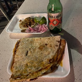 Taco Boy's - Barbacoa Quesadilla & Apollo taco with Dos Equis - Mexican Near Me - Phoenix, Arizona Taco Boy's - Barbacoa Quesadilla & Apollo taco with Dos Equis - Mexican Near Me - Phoenix, Arizona