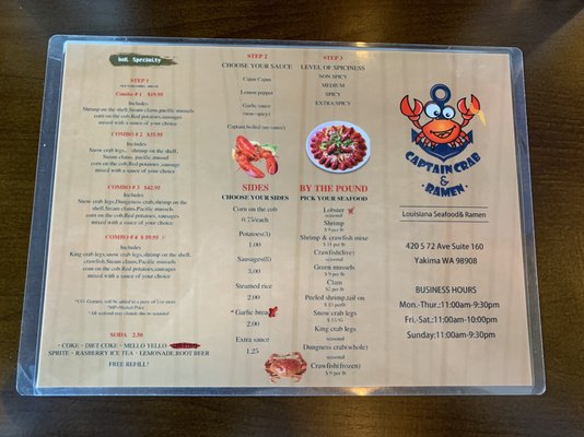 Menu photo 3 Captain Crab & Ramen Yakima, WA