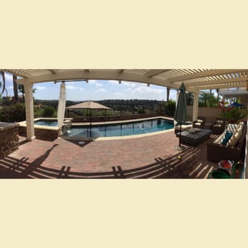 Angels Pools - yes, that IS an umbrella in the pool... - Pool & Hot Tub Service Near Me - Anaheim, California