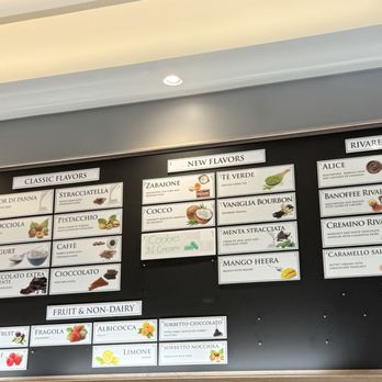 Rivareno - Menu - Gelato Near Me - New York, New York Rivareno - Menu - Gelato Near Me - New York, New York