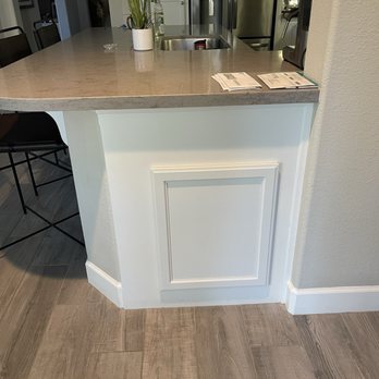 Toledo Construction - Kitchen island before wine cabinet - General Contractors Near Me - Oakley, California