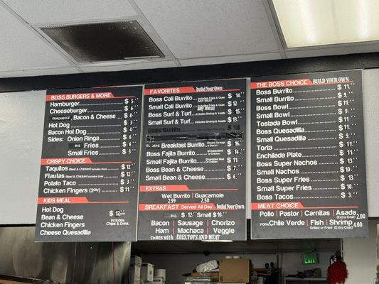 Menu photo 3 El Jefe Mexican Grill Long Beach, CA