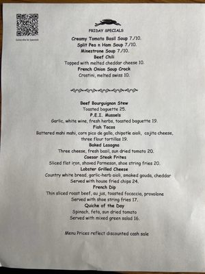 Menu photo 7 Black Rabbit Bar & Grille Lakeville, CT