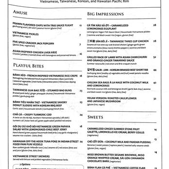 Alkemē - Regular Menu - Vietnamese Near Me - Santa Fe, New Mexico