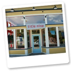 Title Nine - Our store front in the Perry District