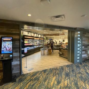 Great Wolf Lodge - Freshwoods Market by elevators to the Mountain Tower suites - Resorts Near Me - Scotrun, Pennsylvania