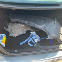Car Craft Auto Body - Parts found in the trunk