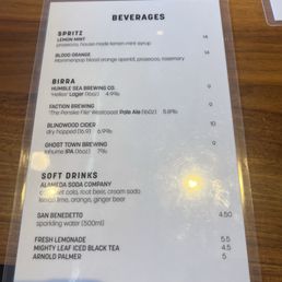 Menu Menu