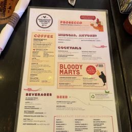 Drink menu