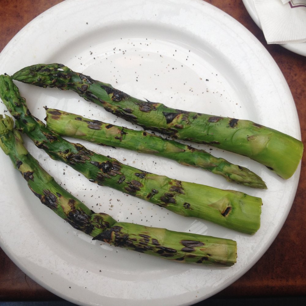 Open City - Side order of grilled asparagus (pepper was added by me). - American Near Me - Washington, DC, District of Columbia
