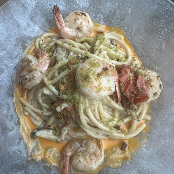 Atlantic - Bucatini alla Adriata. Best food entrée I have ever had at theme park ever. MUST TRY. - Seafood Near Me - Orlando, Florida Atlantic - Bucatini alla Adriata. Best food entrée I have ever had at theme park ever. MUST TRY. - Seafood Near Me - Orlando, Florida