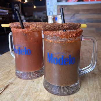 Los Cuates Seafood and Bar - Michelada (Clamato and tamarindo) - Seafood Near Me - Chula Vista, California Los Cuates Seafood and Bar - Michelada (Clamato and tamarindo) - Seafood Near Me - Chula Vista, California
