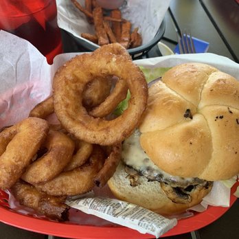 River View Grill & Bar - Mushroom & Swiss Burger - Bars Near Me - Three Rivers, California River View Grill & Bar - Mushroom & Swiss Burger - Bars Near Me - Three Rivers, California