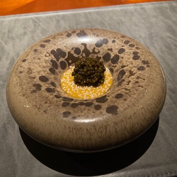 Addison - "Eggs and rice" (caviar) a Addison Signature dish - New American Near Me - San Diego, California Addison - "Eggs and rice" (caviar) a Addison Signature dish - New American Near Me - San Diego, California