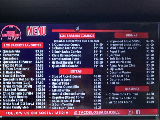 Menu photo 2 Tacos Los Barrios Henderson, NV Menu photo 2 Tacos Los Barrios Henderson, NV
