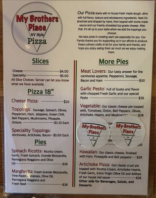 Menu photo 2 My Brothers Place Alamosa, CO