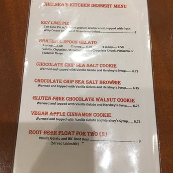 Chelsea's Kitchen - Dessert menu - American Near Me - Phoenix, Arizona
