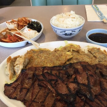 Cham Cham Korean BBQ - Omg!  The meat Jun and BBQ pork combo were so good. So much food...have enough for dinner! - Korean Near Me - Hilo, Hawaii