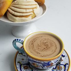 La Charrita Mexican Market - Hot chocolaté Ibarra and a fresh elote and I'm in heaven