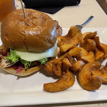 Raleigh Taproom - Turkey sandwich had a better name than I can remember now, but it was good. - Bars Near Me - Morrisville, North Carolina