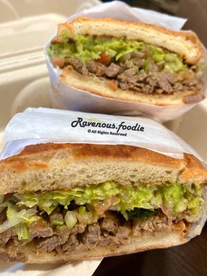 Photo of Cali's & Fries - San Diego, CA, US. Torta de Carne Asada