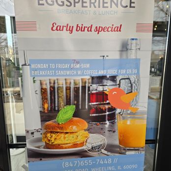 Eggsperience Breakfast & Lunch - Wheeling - Breakfast & Brunch Near Me - Wheeling, Illinois Eggsperience Breakfast & Lunch - Wheeling - Breakfast & Brunch Near Me - Wheeling, Illinois