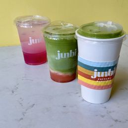 Yuzu Dragon Fruit Refresher (3PO), Guava Matcha Latte, & Madagascar Vanilla Matcha