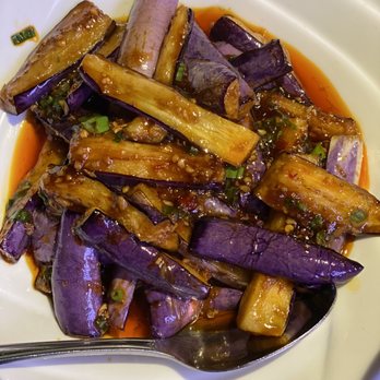 Duck n Bao - Egg L3. Stir-Fried Eggplant Garlic Sauce - Szechuan Near Me - Cypress, Texas