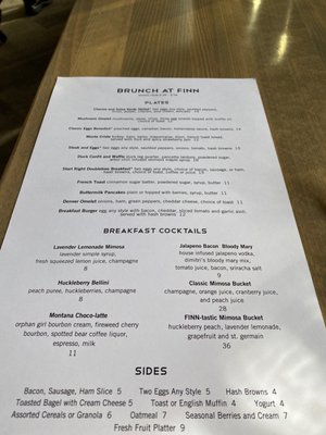 Menu photo 8 FINN Missoula, MT Menu photo 8 FINN Missoula, MT
