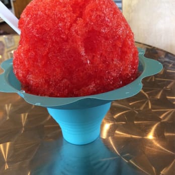 Paradise Sweets - Small Tiger's Blood Shave Ice - Coffee & Tea Near Me - St. Pete Beach, Florida
