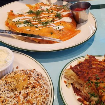 Sadelle's - LEO - lox, eggs, and onions. Comes with hash browns and bagel - Breakfast & Brunch Near Me - Las Vegas, Nevada Sadelle's - LEO - lox, eggs, and onions. Comes with hash browns and bagel - Breakfast & Brunch Near Me - Las Vegas, Nevada