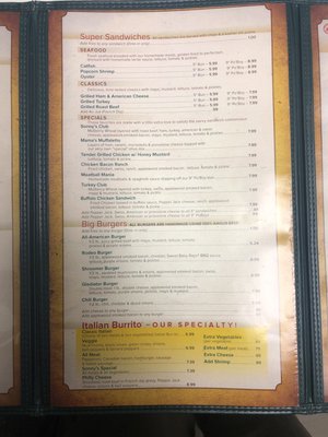 Menu photo 7 Sonny's Pizza Saint Francisville, LA