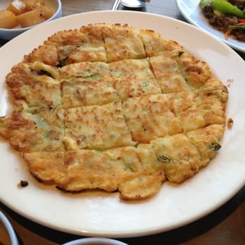 Ahjoomah's Apron - Seafood Pancake - Korean Near Me - Chicago, Illinois