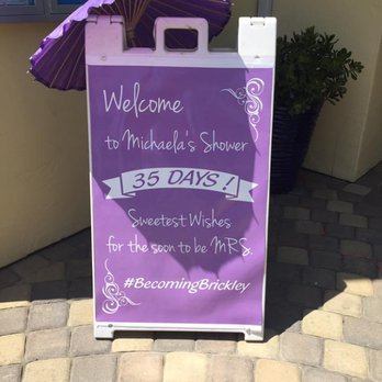 Fox Graphics - Bridal Shower Sign - Advertising Near Me - San Diego, California Fox Graphics - Bridal Shower Sign - Advertising Near Me - San Diego, California