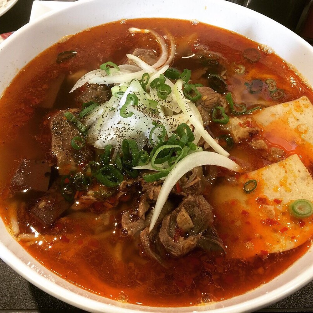 Cafe Nhan - Bun bo hue special (with pork blood cubes ) - Vietnamese Near Me - Philadelphia, Pennsylvania Cafe Nhan - Bun bo hue special (with pork blood cubes ) - Vietnamese Near Me - Philadelphia, Pennsylvania