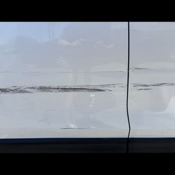 Reflections Auto Collision - Before - damage after getting side swiped - Body Shops Near Me - Wilmington, California Reflections Auto Collision - Before - damage after getting side swiped - Body Shops Near Me - Wilmington, California