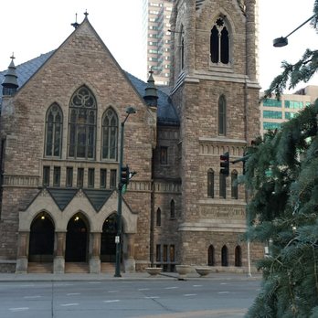 Trinity United Methodist Church - Broadway Entrance: West Facade - Churches Near Me - Denver, Colorado