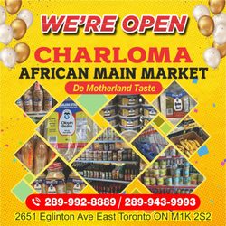 Charloma Star African and Caribbean Restaurant - African and Caribbean Groceries, Supermarket, Varieties and Wholesale