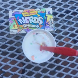 Super nice! Willing to fill my special request for nerds in a blizzard. Tastes like my childhood