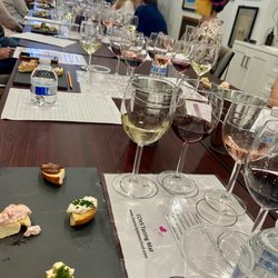 Charm City Wine School - Wine tastings at the Charm City Wine School. Pairing with Easter foods, from appetizer, main dish to dessert sample.