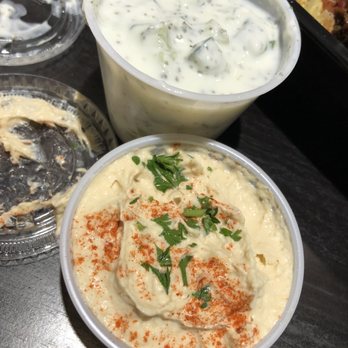 Mazra - Hummus and Cucumber Mint Yoghurt Salad - Middle Eastern Near Me - San Bruno, California Mazra - Hummus and Cucumber Mint Yoghurt Salad - Middle Eastern Near Me - San Bruno, California