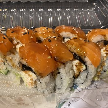 The Sushi Heroes - #4 Iron Salmon Hero Roll - Sushi Bars Near Me - San Jose, California