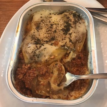 SOFRA Bakery & Cafe - I ordered a Lamb Moussaka and am pretty disappointed--It looks and tastes like a classier airplane meal. - Middle Eastern Near Me - Cambridge, Massachusetts