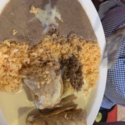 Guacamole Mexican Grill - Beef Chimichanga plate