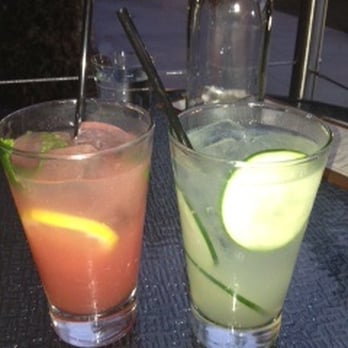 Icehouse - Watermelon Man and Derek Smalls (right - cucumber!) - New American Near Me - Minneapolis, Minnesota