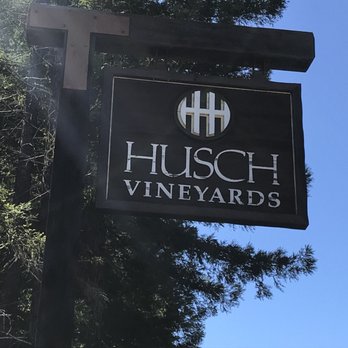 Husch Vineyards - Signage - Wineries Near Me - Philo, California