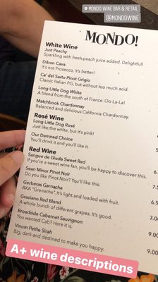 Menu photo 1 Mondo On The River Appleton, WI