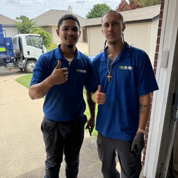 1-800-GOT-JUNK? Dallas Central - Anthony and Kenny. Hard at work! - Junk Removal & Hauling Near Me - Garland, Texas