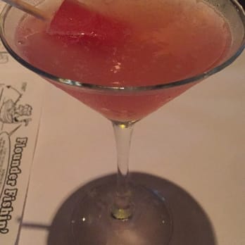 Bonefish Grill - Seasonal martini ~ watermelon and cucumber - Seafood Near Me - Savannah, Georgia