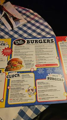 Menu photo 2 Bill's Bar & Burger New York, NY Menu photo 2 Bill's Bar & Burger New York, NY